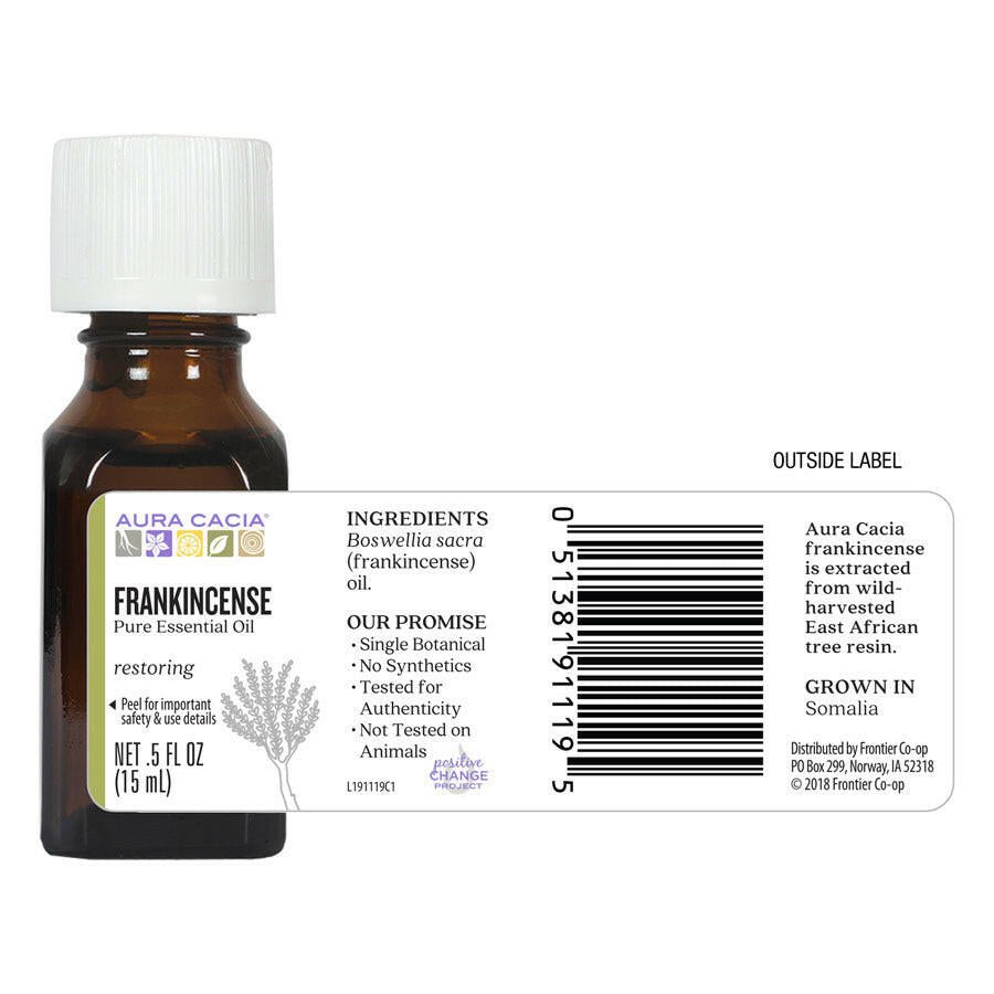 Aura Cacia Frankincense Essential Oil (15 mL)