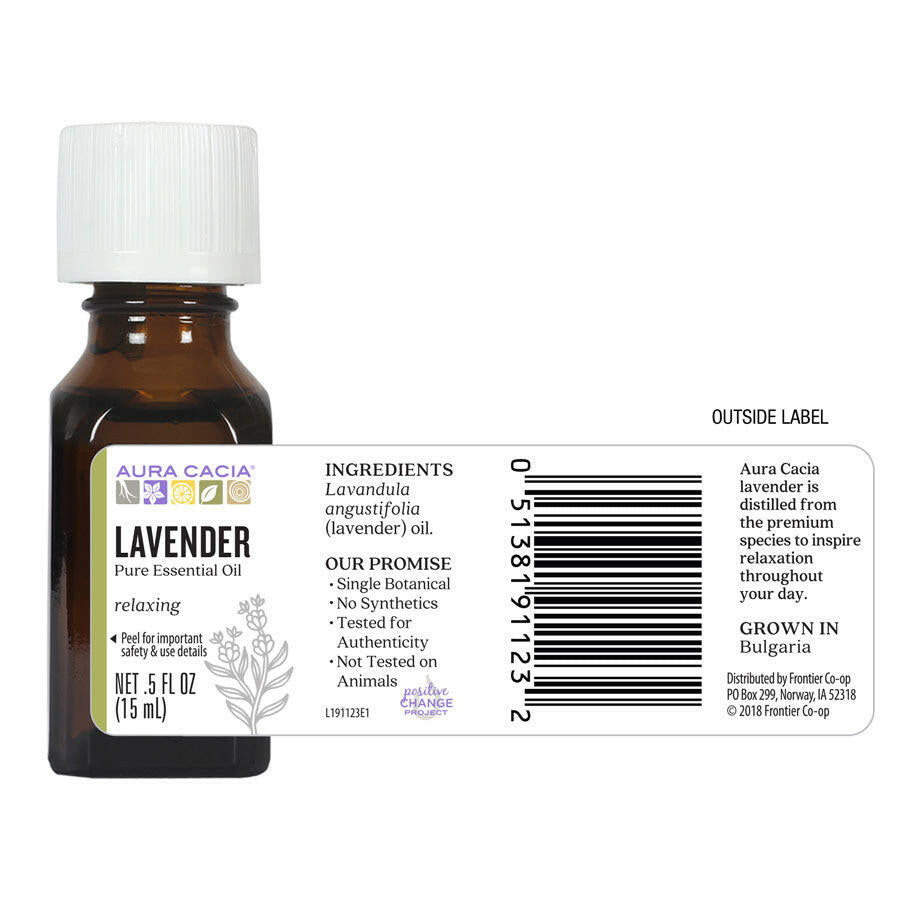 Aura Cacia Lavender Essential Oil (15 mL)