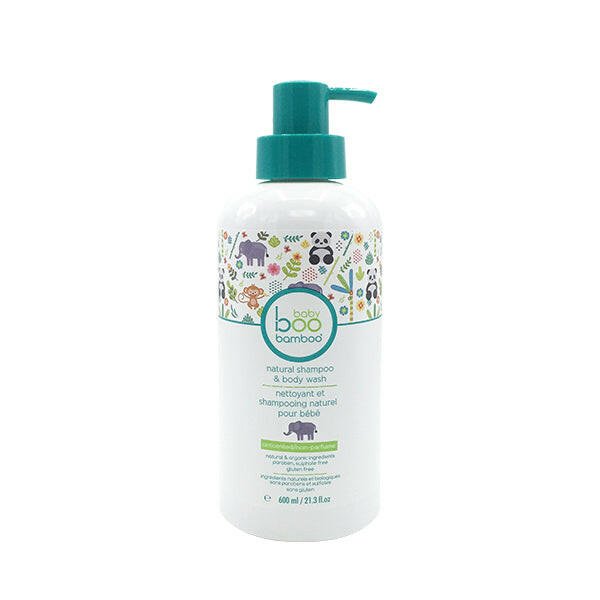 Baby Boo Bamboo Natural Baby Shampoo & Body Wash (600 mL) - Unscented