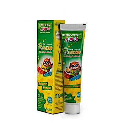 Bentodent Junior Toothpaste - All Natural (Mango | Bubble Gum) (100g)