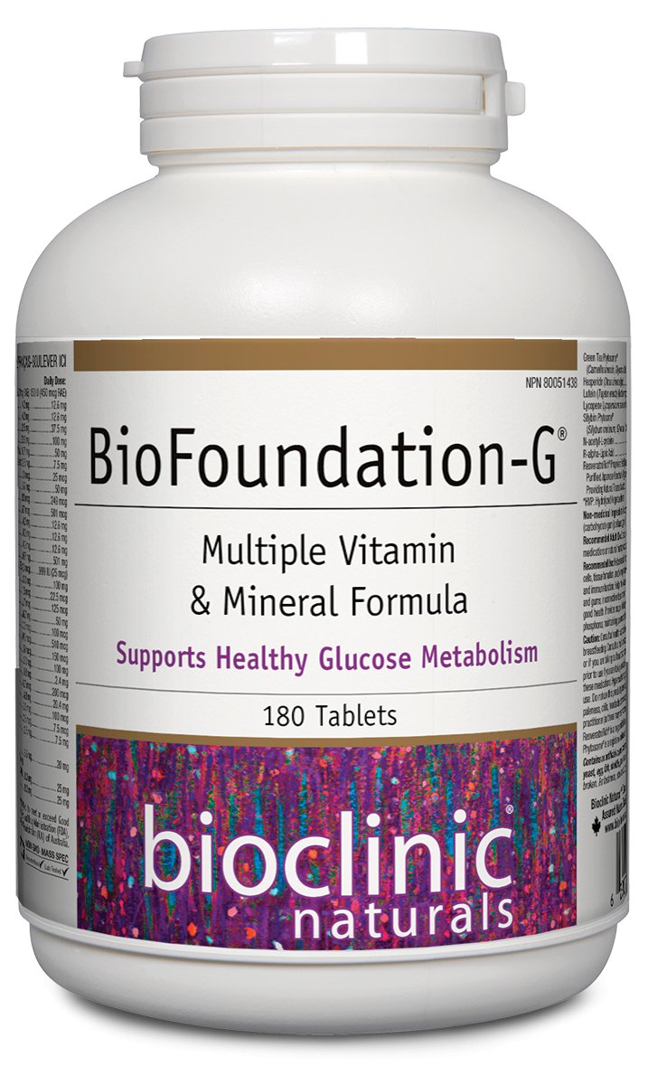 BioClinic Naturals BioFoundation - G (180 tablets)
