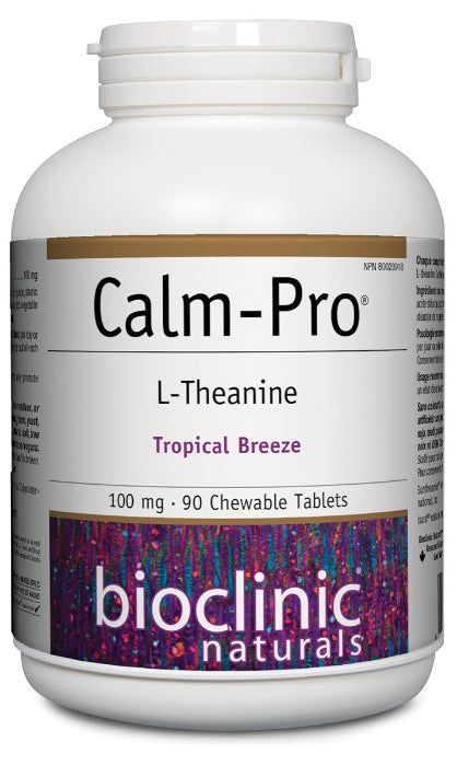 Bioclinic Naturals Calm Pro 100mg (90 chewable tablets)