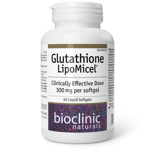 BioClinic Naturals L - Glutathione LipoMicel 300mg (60 softgels)