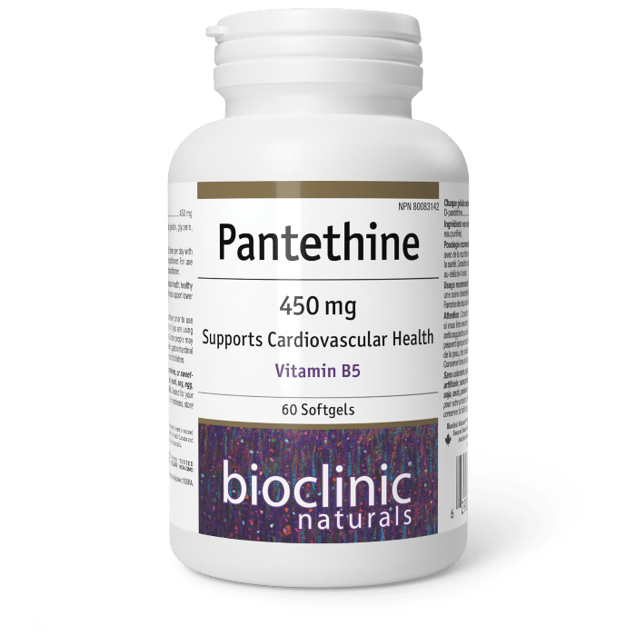 BioClinic Naturals Pantethine Vitamin B5 (60 softgels)