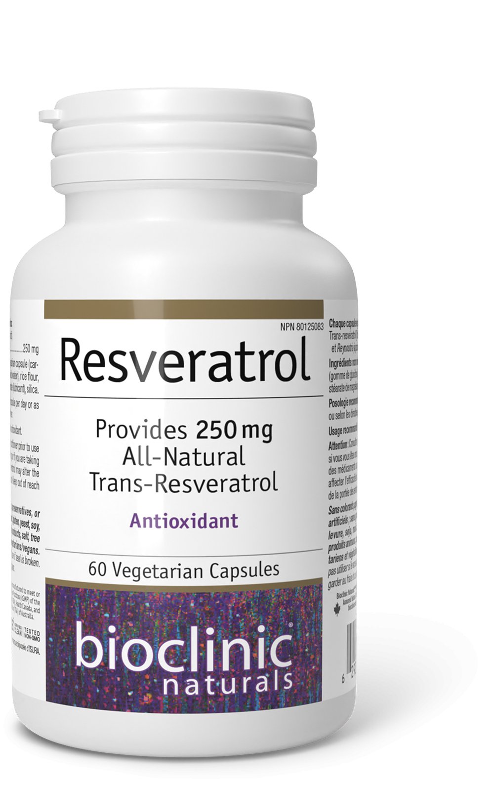 BioClinic Naturals Resveratrol 250mg (60vcaps)