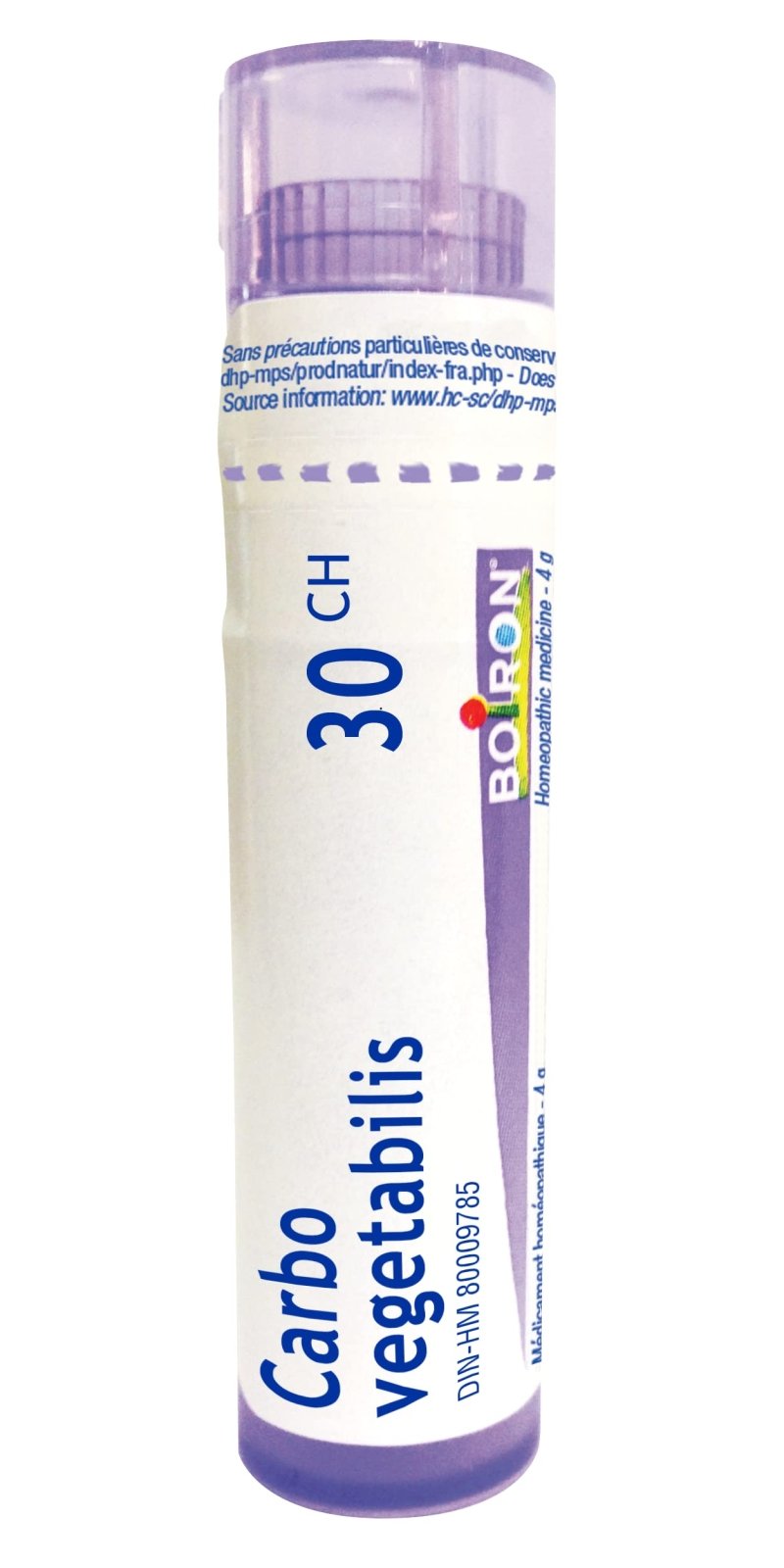 Boiron Carbo vegetabilis 30CH (80 Pellets / 1 tube)