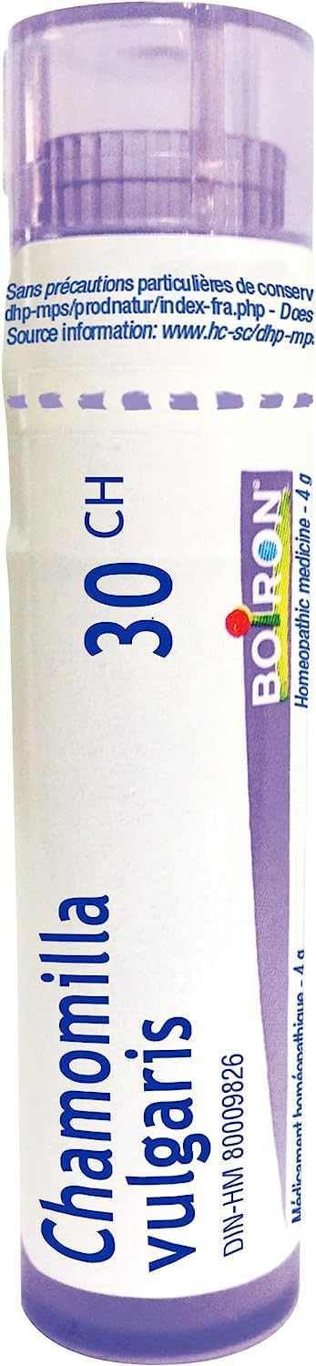 Boiron Chamomilla vulgaris 30CH (80 Pellets / 1 tube)