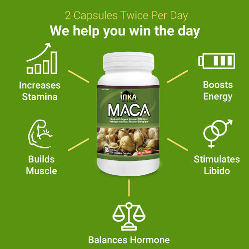Inka Organic Maca 800 mg (120 Vcaps)