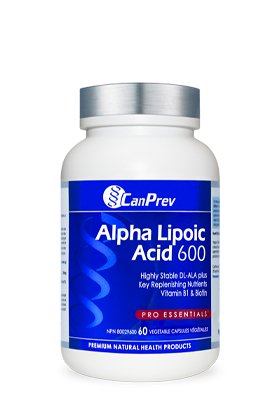 CanPrev Alpha Lipoic Acid 600mg (60 vcaps)