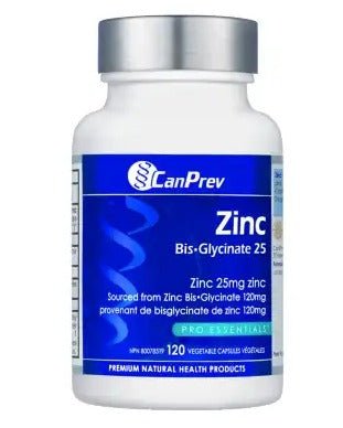 CanPrev Magnesium Bis-Glycinate 25 mg (120 Vcaps)