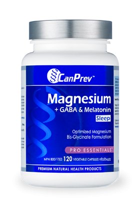 CanPrev Magnesium + GABA & Melatonin (120 Vcaps)