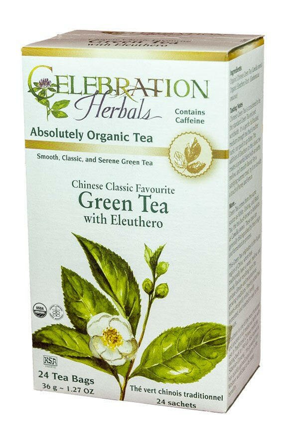 Celebration Chinese Green Tea with Eleuthero (24 tea bags)