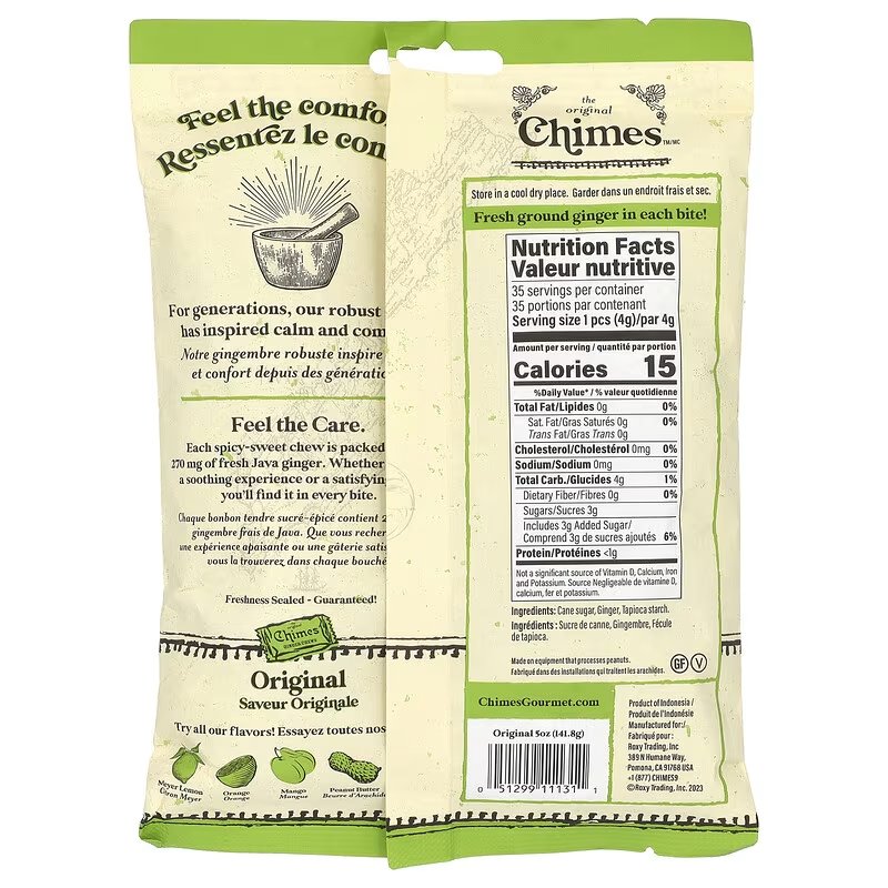 Chimes Chewy Ginger Candy - Original (141.8g)