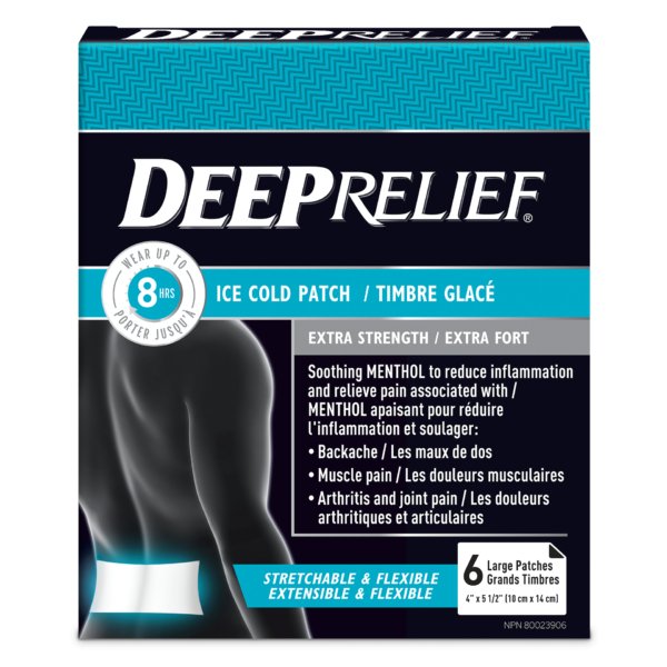 Deep Relief Extra Strength Soothing Ice Cold Patch (6 Patches)