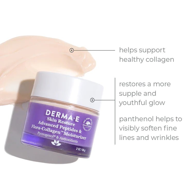 Derma E Advanced Peptides & Flora - Collagen™ Moisturizer (56g)