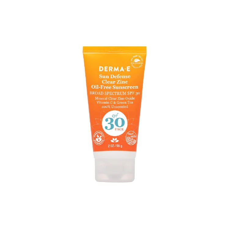 Derma E Clear Zinc Mineral Oil - Free Face Sunscreen SPF30 (56g)