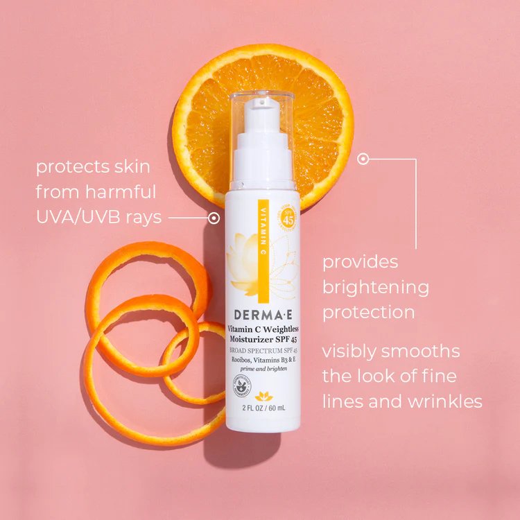 Derma E Vitamin C Weightless Moisturizer SPF 45 (60mL)