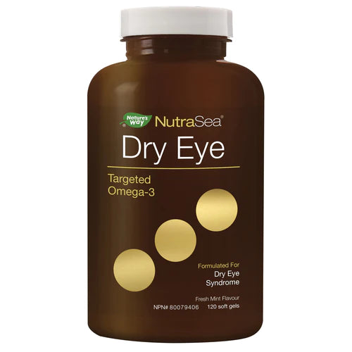 NutraSea 乾眼靶向 Omega-3 - 新鮮薄荷（120 粒軟膠囊） 
