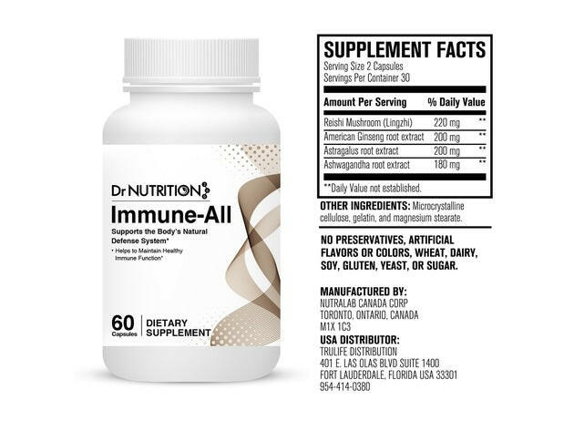 Dr Nutrition 360 Immune - All (60 Capsules)