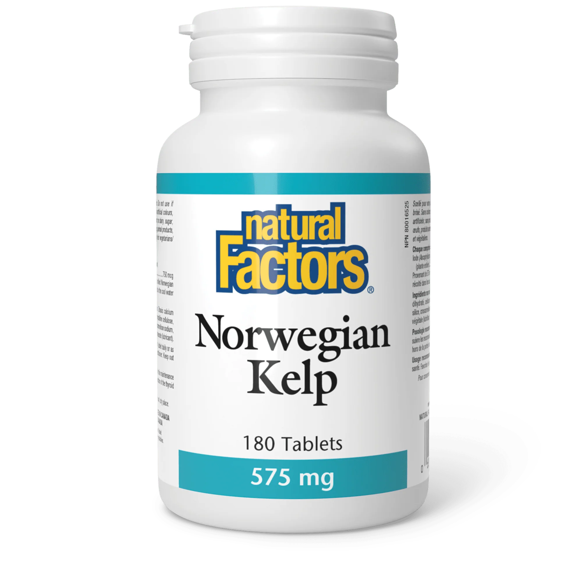 Natural Factors Norwegian Kelp 575 mg (180 tablets)