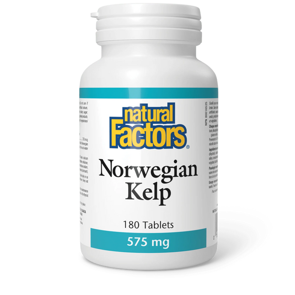 Natural Factors Norwegian Kelp 575 mg (180 tablets)