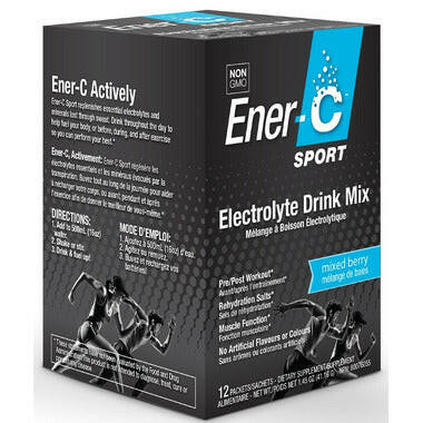 Ener - c Sport Electrolyte Drink Mix (12 packets) Mixed berry