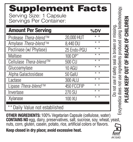 Enzymedica Digest Basic (30 caps)