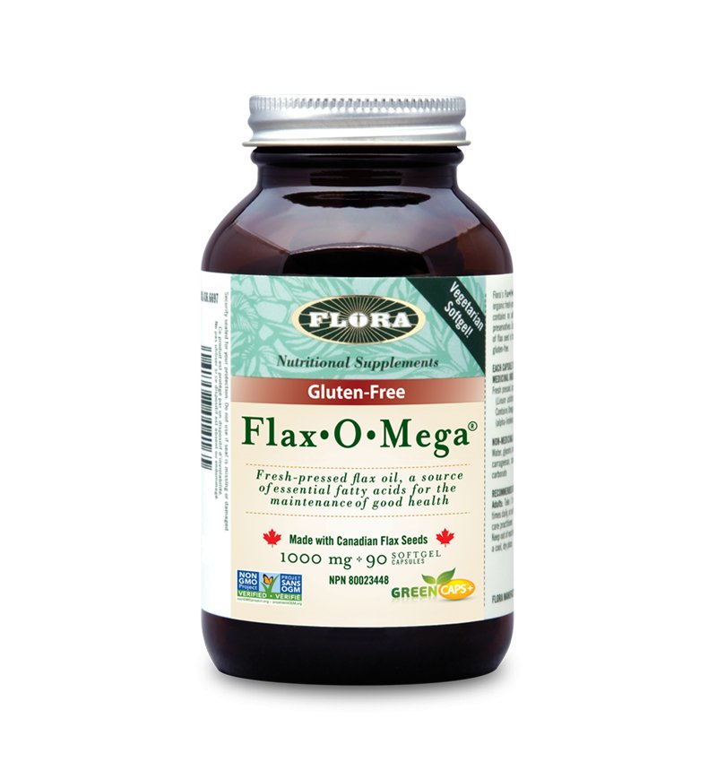 Flora Flax - O - Mega Flax Oil (90 Capsules)