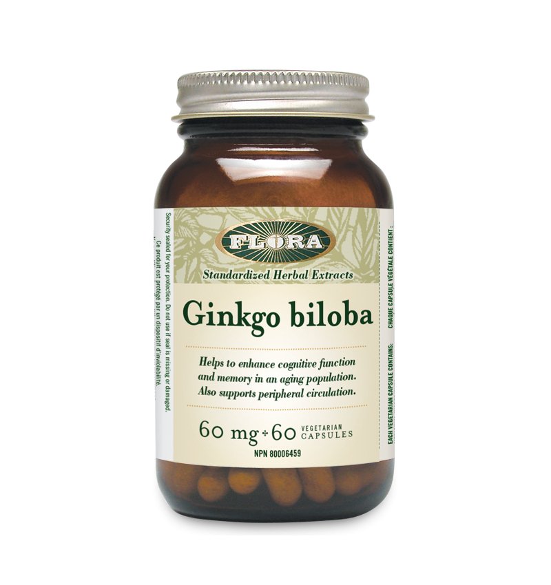 Flora Ginkgo Biloba (60 Vcaps)