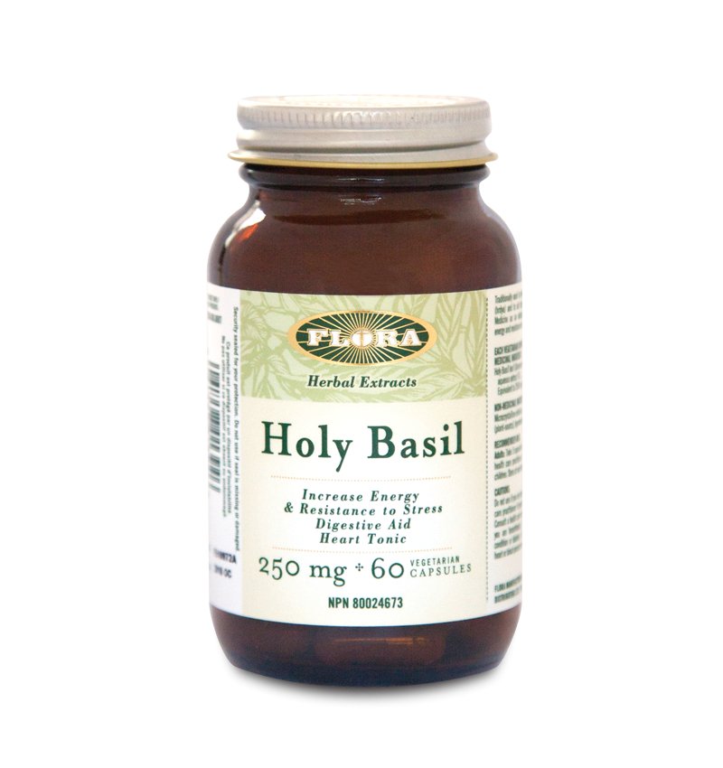 Flora Holy Basil (60 Vegetarian Capsules)