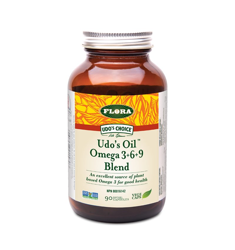 Flora Udo’s Oil Omega 3+6+9 Blend (90 Softgels)