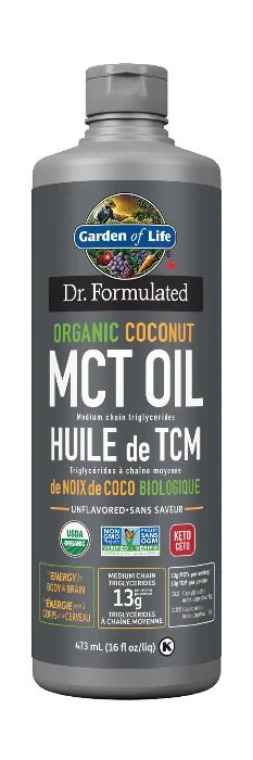 Garden of Life Dr. Formulated 100% Organic MCT Oil (473mL)