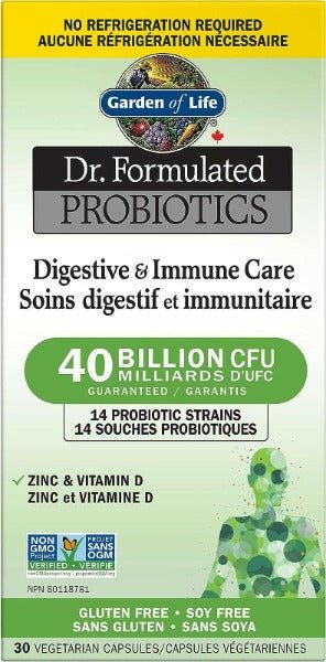 Garden of Life Dr. Formulated Probiotics Digestive & Immune Care (30 vcaps)