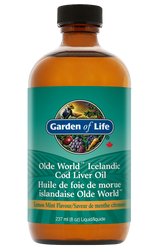 Garden of Life OLDE WORLD COD LIVER OIL LEMON - MINT 237ML