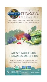 Garden of Life Organic Men's multi 40+ (60 vegan tablets)