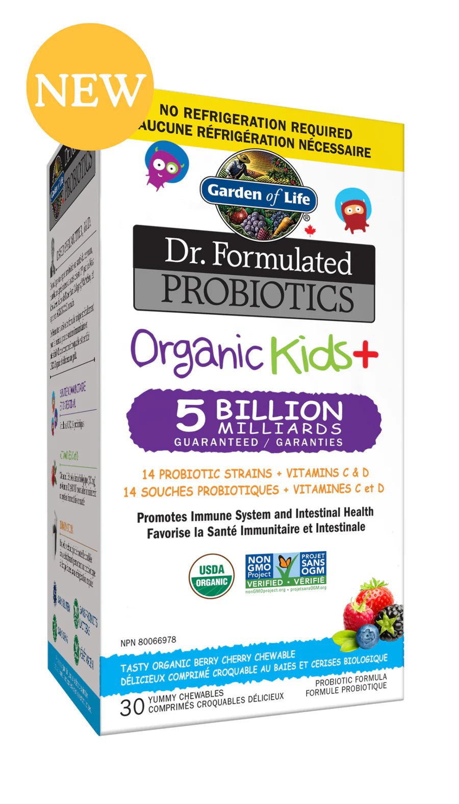 Garden of Life PROBIOTICS Organic KIDS SS (30 chewables)