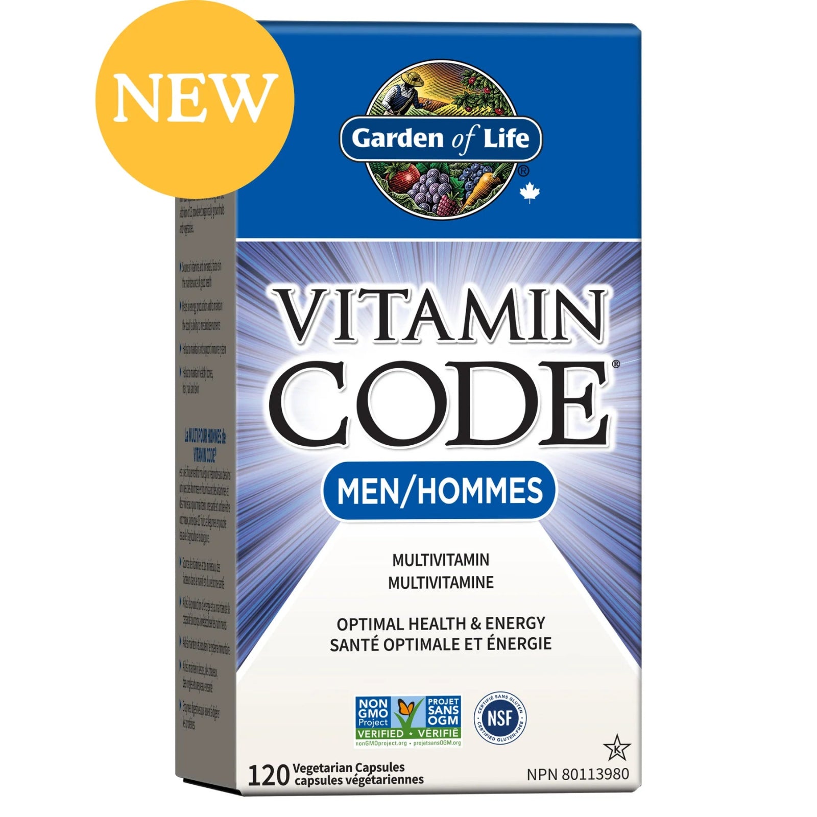 Garden of Life Vitamin Code Raw Men (60 vcaps)