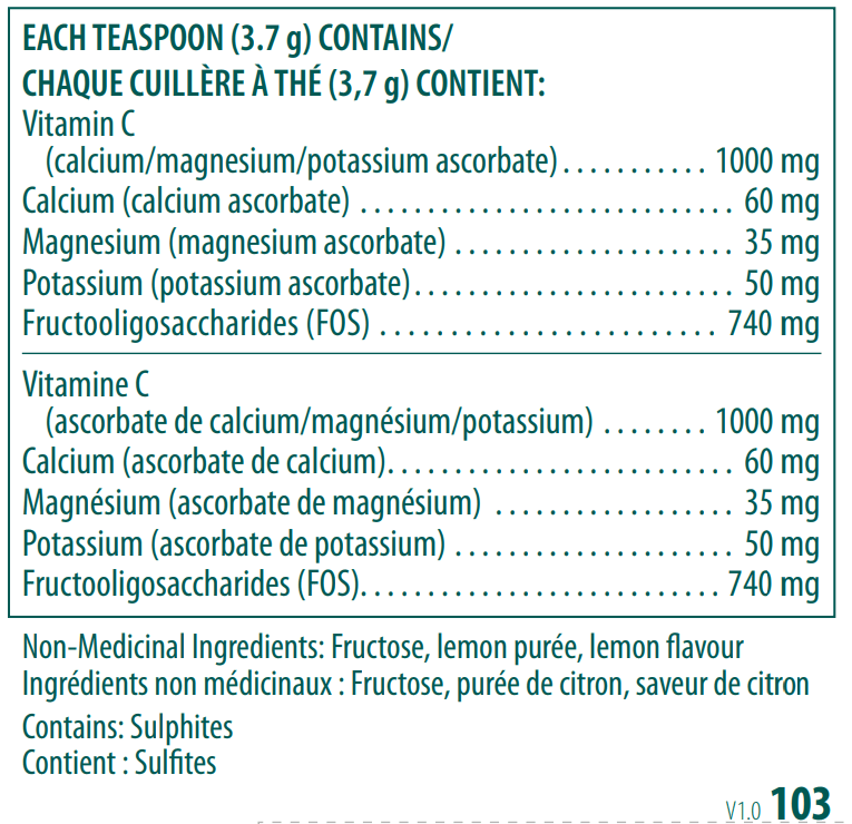 Genestra Ascorbate C (250 g)