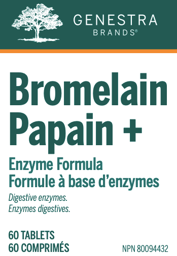 Genestra Bromelain Papain+ (60 tabs)