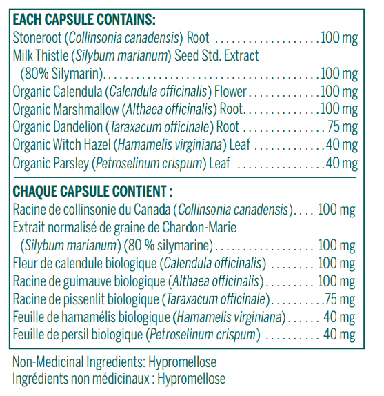 Genestra Collinsonia Formula (90 Vegetable Capsules)