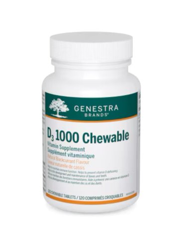 Genestra D3 1000 Chewable (100 chewables)