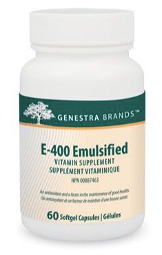 Genestra E 400 Emulsified (60 |120 softgels)