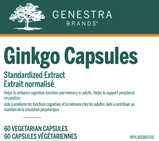 Genestra Ginkgo Capsules (60 vcaps)