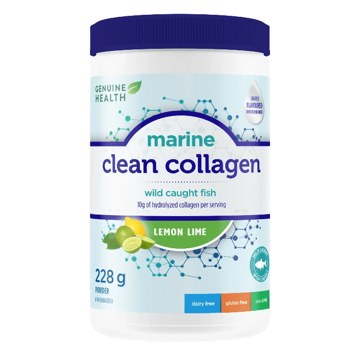 Genuine Health marine collagen lemon lime (228 g)