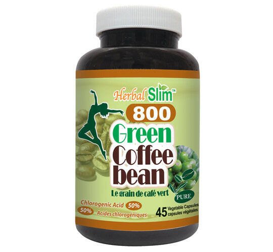 Herbal Slim Green Coffee Bean 800 (50%) 800mg (45 Vcaps)