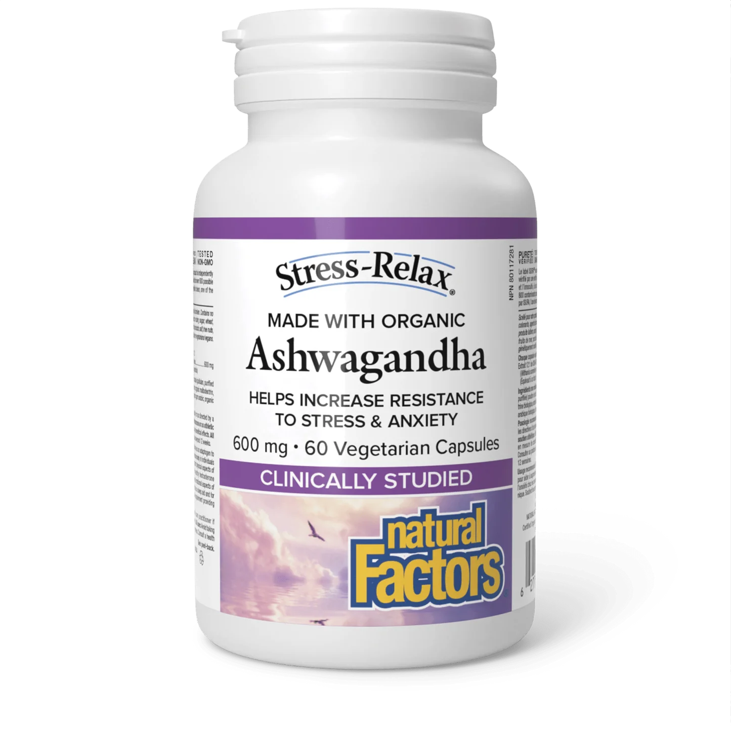 Natural Factors Ashwagandha 600 mg (60 vcaps)