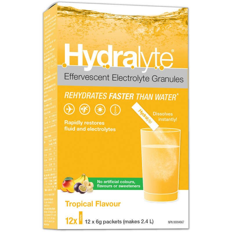 Hydralyte Electrolyte Granules (12 X 6g packets)