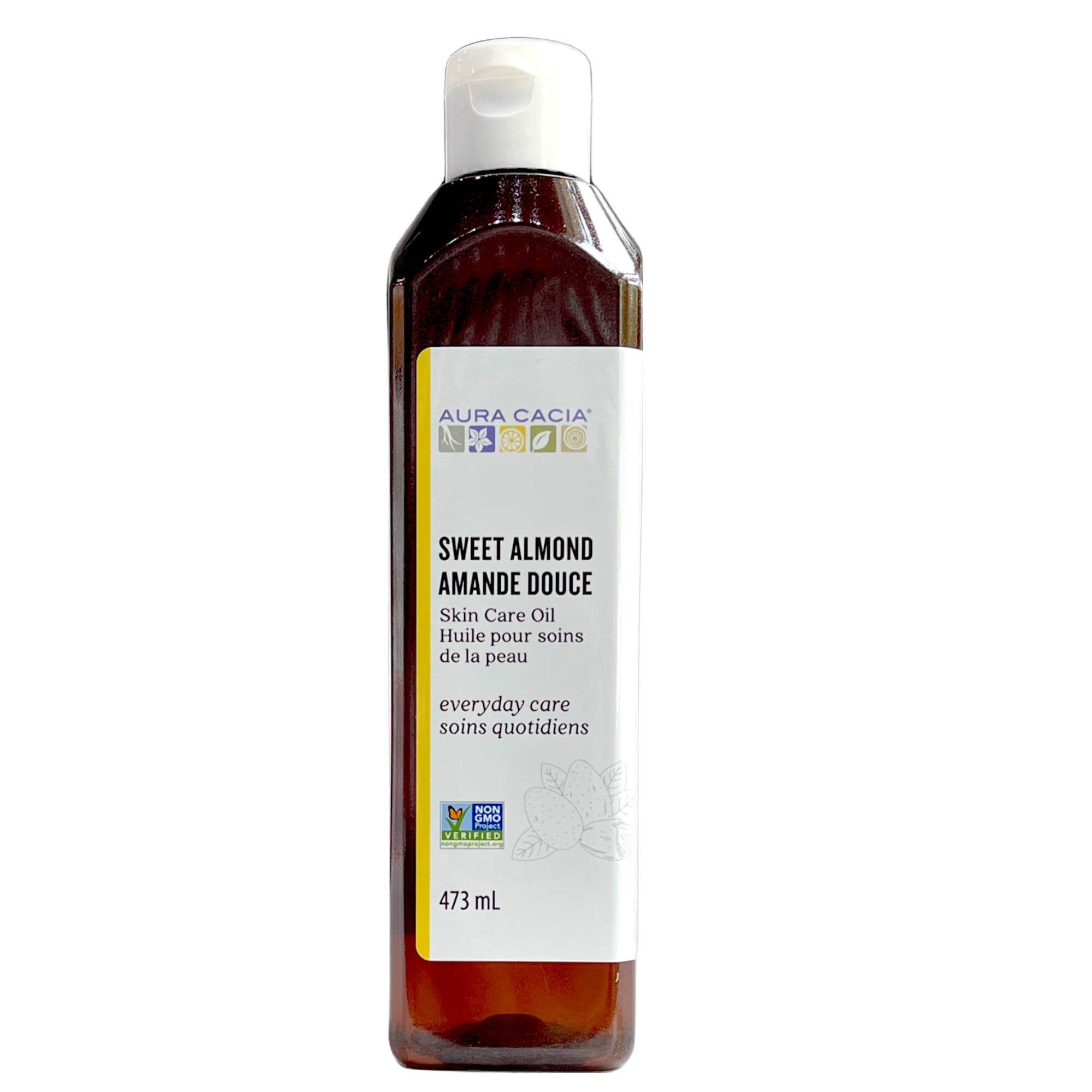 Aura Cacia Sweet Almond Pure Skin Care Oil (473ml)