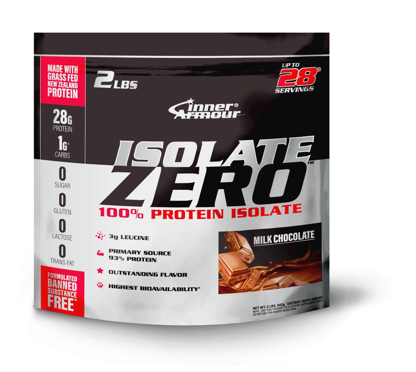 Inner Armour Isolate Zero in bag - chocolate|Vanilla|Cookie&Cream (2 lbs)