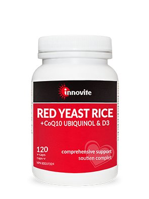 Innovite Red Yeast Rice 300 mg +Ubiquinol (60/120 Vcaps)